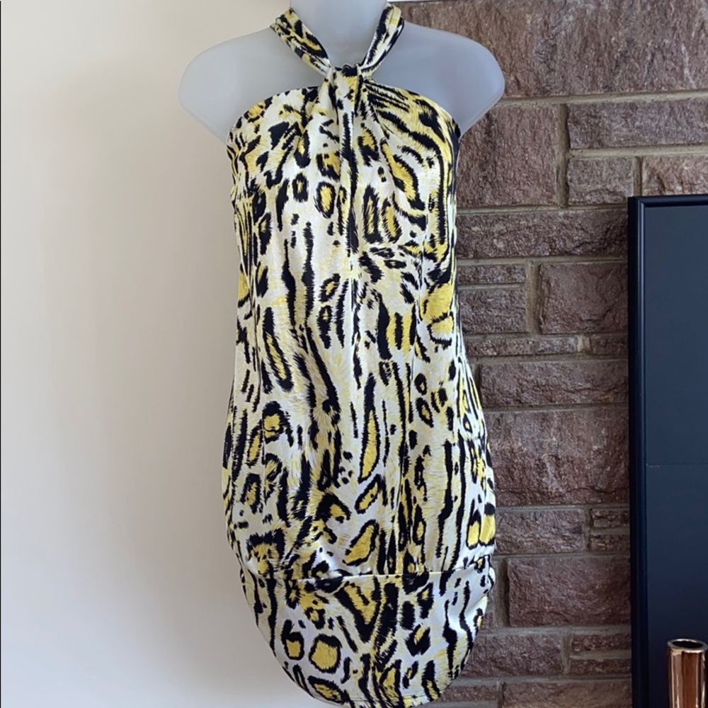 Animal print dress